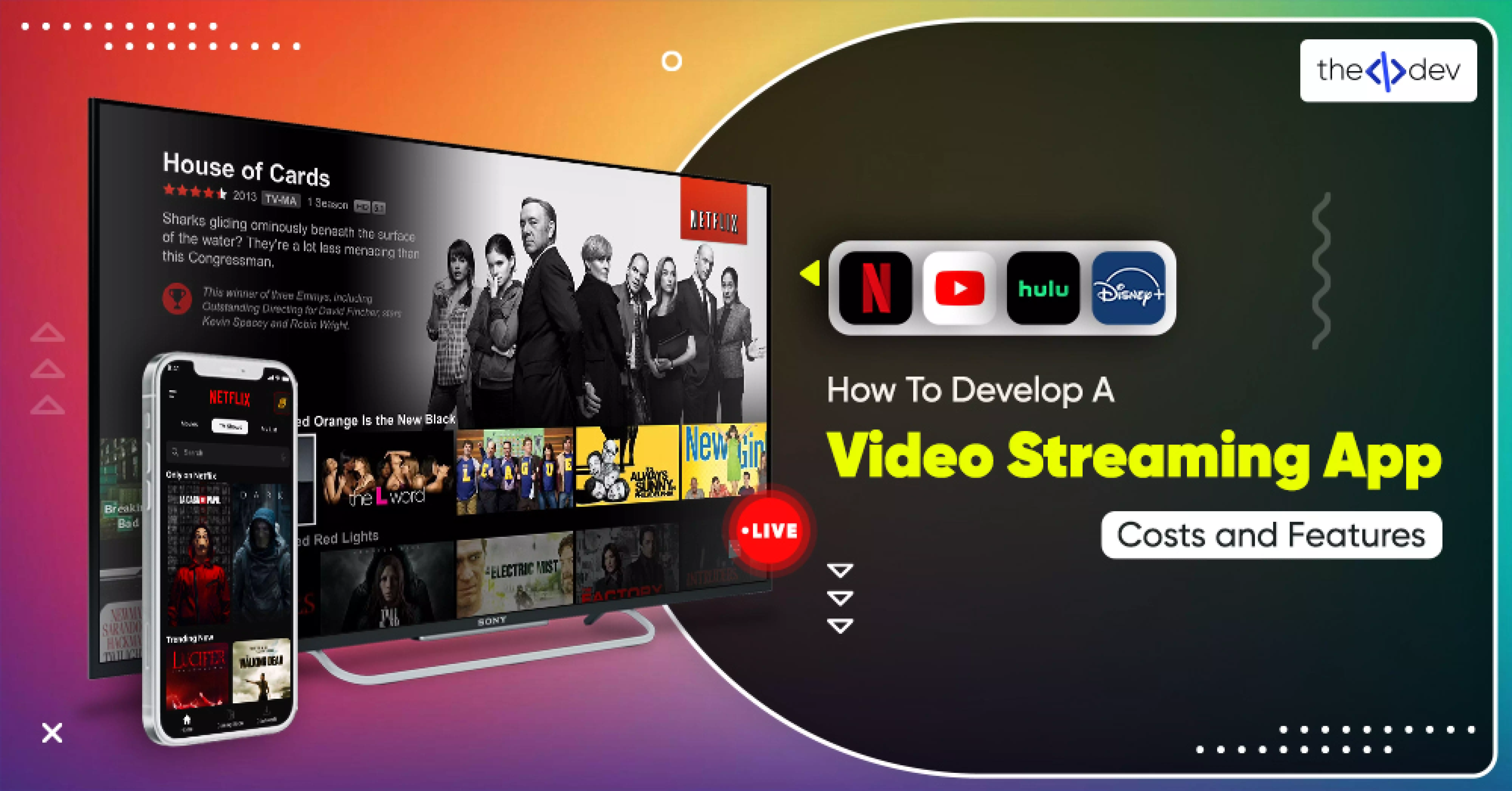How To Develop A Video Streaming App -Costs and Features